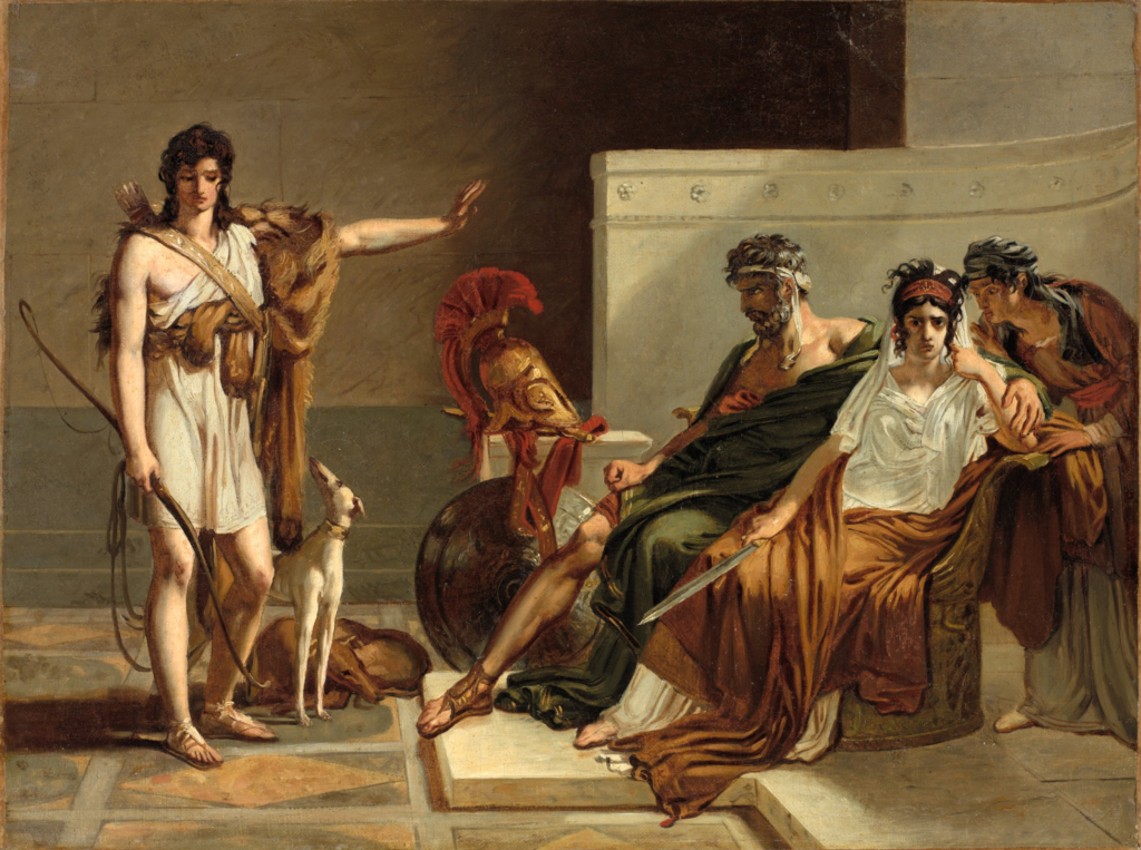 Hippolytos ve Phaedra, Pierre-Narcisse Guerin, Louvre
